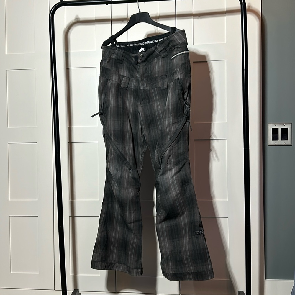Ride Plaid Snowboard Pants
